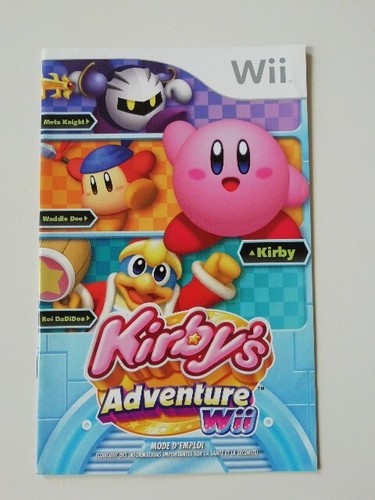 Notice seule jeu nintendo wii - seule,