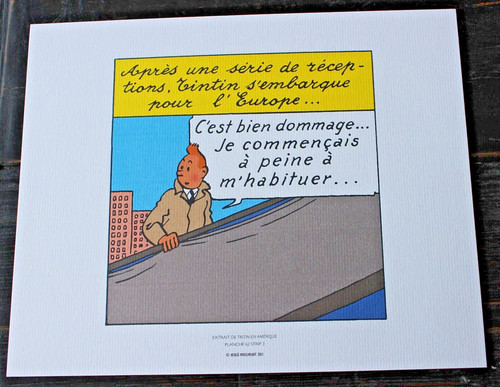 Litho libris tintin extrait - litho,