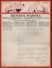 SAINT-ETIENNE (42) USINE de CAMION-BENNE & ELEVATEURS "BENNES MARREL" en 1947