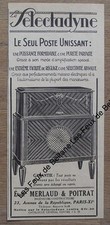 Publicité ancienne Selectadyne,Merlaud, Poitrat ,radio, TSF ,1930,pub, advert