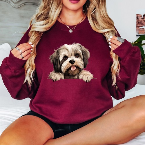 Sweat shirt moelleux shih tzu - shih,