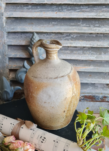 Ancien pot gres - ancien, beige