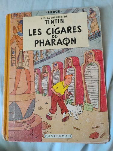Tintin les cigares du - bd,