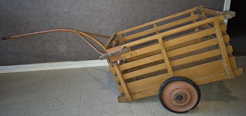 Ancienne charrette bras - ancienne,