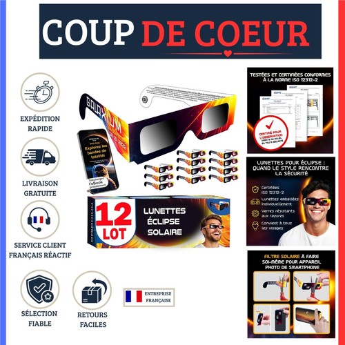 Lunettes éclipse solaire