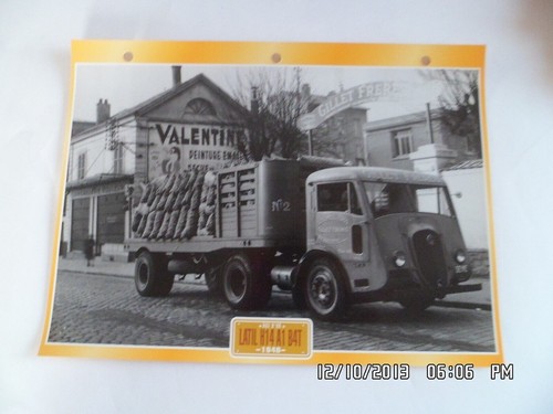 Carte fiche camion age - fiche,
