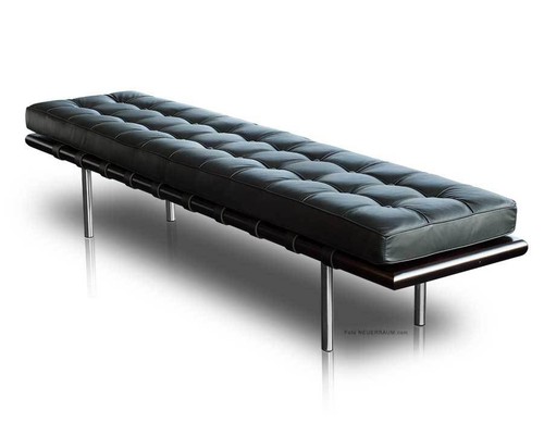 Long canapé bauhaus cuir - en,