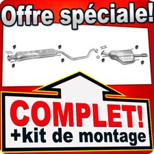 Ligne pot d'échappement pour OPEL ZAFIRA A 2.0 16V OPC VAN Silencieux