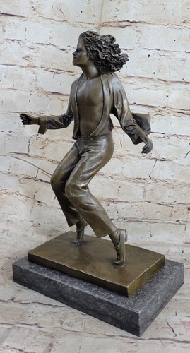 Bronze sculpture michael - sculpture,