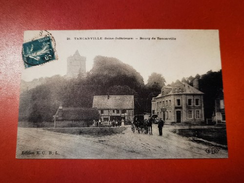 Cpa tancarville bourg de - cpa, 76