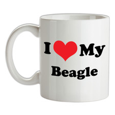 I Love Mon Beagle Tasse -