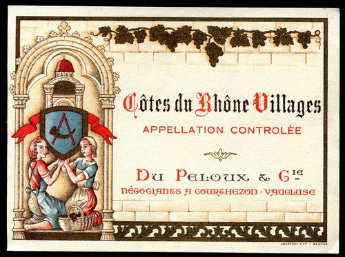 Ancienne étiquette vin côte - vin,