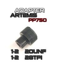 ADAPTER 1/2  20 UNF or 28 TPI for ARTEMIS PP750 SNOWPEAK SILENCER SUPPRESSOR fix