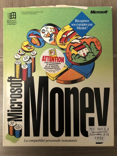Microsoft money msdos 1 - 3.1,