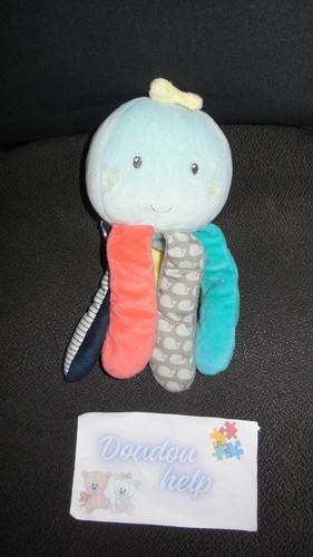 Doudou peluche pieuvre poulpe - doudou,