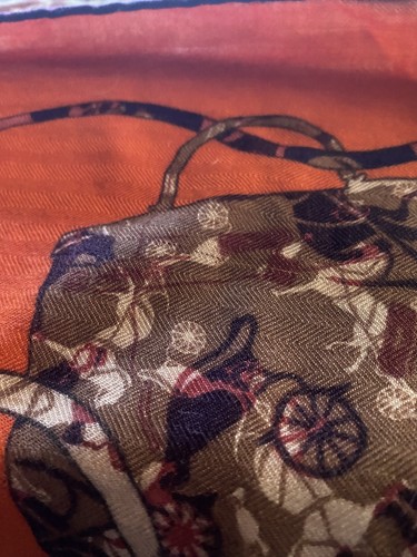 Foulard châle hermès 140 - hermès, en