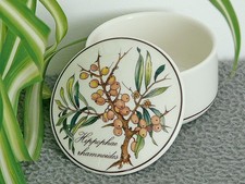 BONBONNIÈRE BOÎTE EN PORCELAINE DE VILLEROY ET & BOCH MODÈLE BOTANICA ARGOUSIER