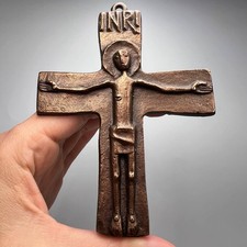 Crucifix en bronze des années
