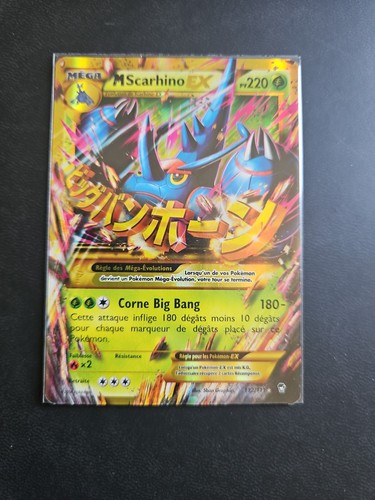 Carte pokemon scarhino - pokemon, ex