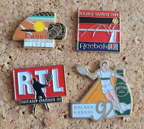Lot pin tennis roland - 4, pin's