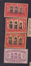 Ensemble Ancienne  étiquette  Allumettes Suède   BN1835951  Trois Chien