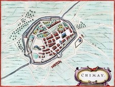 Reproduction plan ancien de Chimay 1649