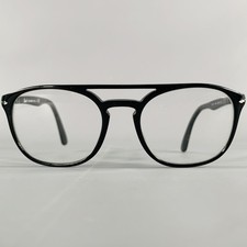 PERSOL Noir Acetat Aviateur Lunettes de Vue Monture