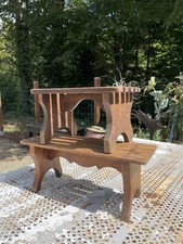 2 tabourets repose-pieds en