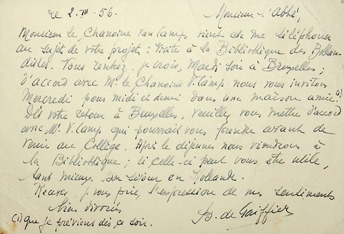 S baudouin de - ✒, l.a.s