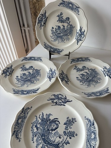 Assiettes plates terre - 4,