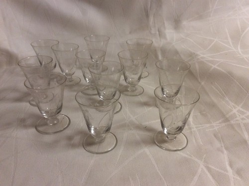 Lot verres anciens - de, 12.