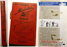 MICHELIN/GUIDE /ITALIE/1963/TRES BON ETAT