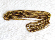 1920s Laiton Vintage Chapelet Corde pour Cou Porte Chaînes Rare Collection MT52