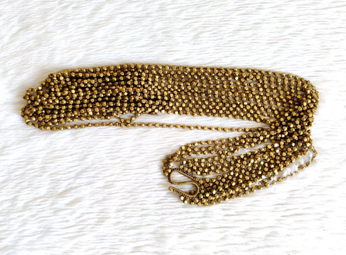 1920s laiton vintage chapelet - laiton,