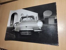 Photo vintage Renault Caravelle Coupé • tirage noir & blanc 39x26 cm