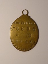 Plaque de métier et identité -CHIFFONNIER- année 1856. A. M. CHESAL