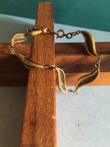 Vintage bracelet bronze ou - en,