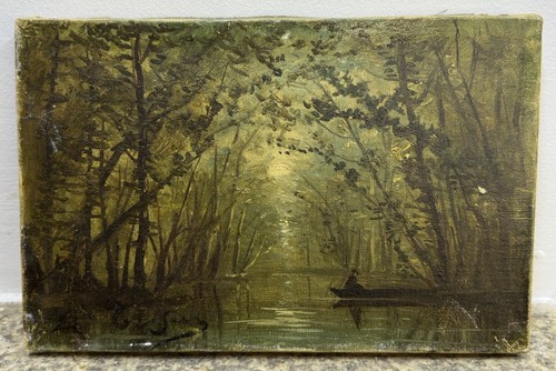 Huile sur toile signée - ,