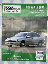 Revue Technique RENAULT LAGUNA phase 2 essence 1.8 et 2.0 - Diesel 1.9 dTi dCi