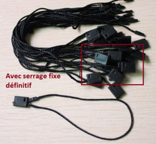 Attache étiquette pour vêtement noir