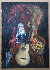 Tableau Huile Ecole Russe