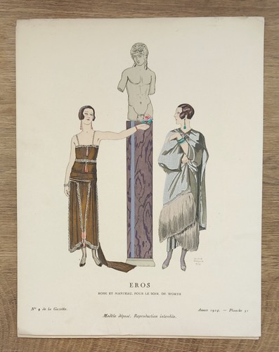 Georges barbier 1924 gazette - barbier,