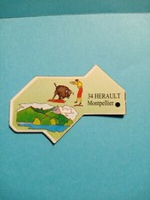 ANCIEN  MAGNET LE GAULOIS  CARTE DE FRANCE N° 34 HERAULT