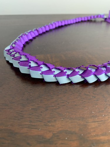 Ribbon lei purple and baby - purple,