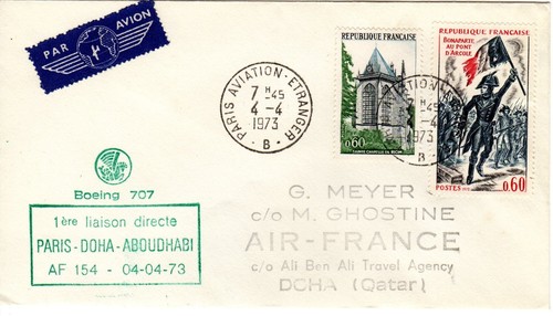 B0454 1er vol - vol, 707