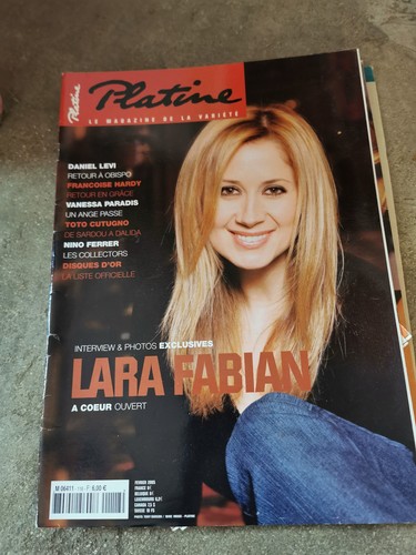 Lara fabian revue platine - fabian,