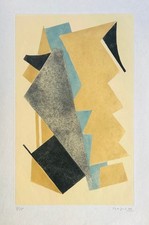 Alberto MAGNELLI - "La Ferrage VI" - 1970 - Eau-forte originale signée