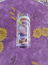 Verre Publicitaire Titeuf skateboard par Zep Coca Cola Mac Donald's 33cl 13,5cm