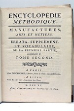 ENCYCLOPÉDIE MÉTHODIQUE