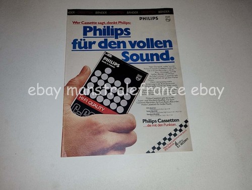 Philips cassette tape - , ad